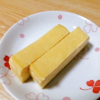豆腐と粉チーズで☆ヘルシーチーズケーキ